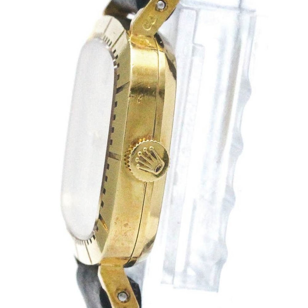 Vintage ROLEX Cellini 4082 18K Gold Leather Hand-Winding Ladies Watch BF567356 - Picture 4 of 8